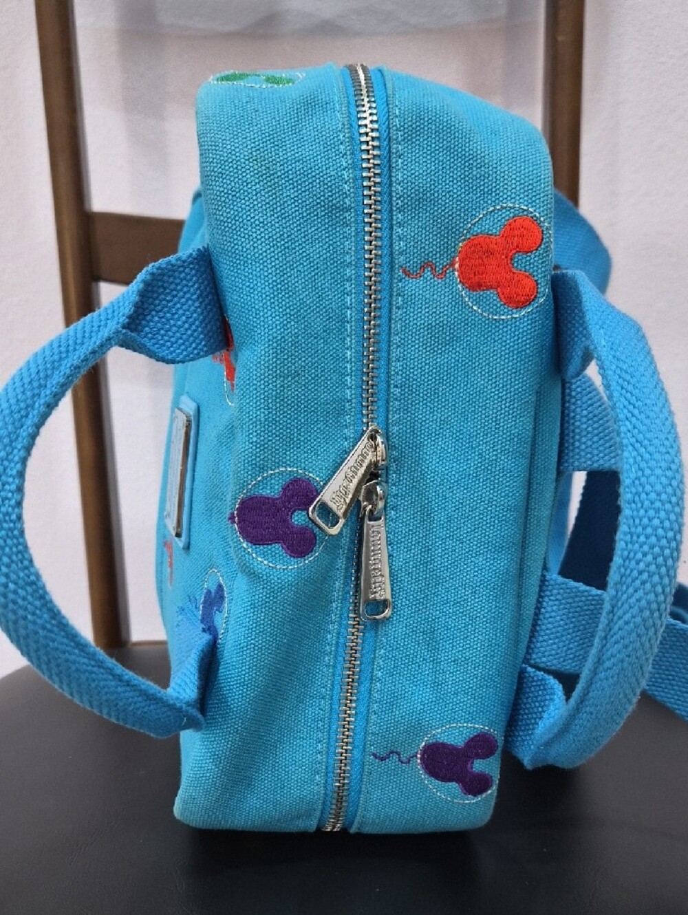 Disney Parks Loungefly Backpack with Multicolor Mickey Balloon Motif - Picture 11 of 14